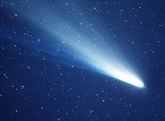 A Celestial Display of Cosmic Ice and Dust Known as a Comet